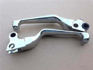 Palanca de embrague de freno cromada apta para Harley Davidson XL Sportster 883 1200 Softail - Imagen 1 de 4