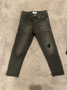 Denizen from Levis Boys Dark Gray Jeans Size 5 Taper Leg - Picture 1 of 7