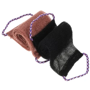 2 Pcs Body Exfoliating Bath Towel African Wash Net Scrubber Cloth - Picture 1 of 12