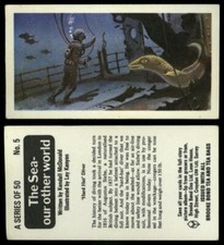 'Hard Hat Diver' #5 The Sea Our Other World 1974 Brooke Bond Tea Card