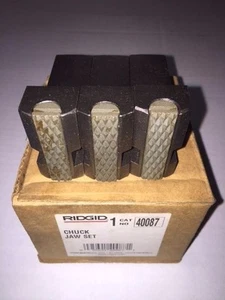 RIDGID 1224 Pipe Threader FRONT CHUCK JAWS & INSERTS SET 48007 711 714 Die Head - Picture 1 of 8