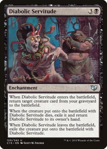 1x Diabolic Servitude - NM/LP - Commander set SPARROW MAGIC - Picture 1 of 1
