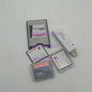 Tarjeta Compact Flash CF 128MB/256/512/1G/2G CNC + Adaptador CF-PCMCIA + Lector SSK FANUC - Imagen 1 de 16