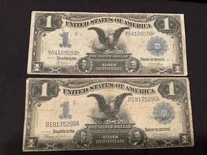 1899 $1 Black Eagle One Dollar Note ✯ Large Silver Certificate Estate ✯ ✯ - Picture 1 of 3
