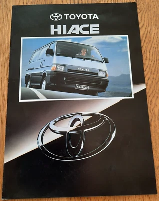 TOYOTA HIACE van sales brochure from Greece. Greek text car brochure - Image 1 of 4