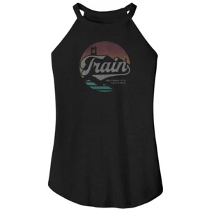 Train San Francisco California Women's Rocker Tank T Shirt Rock Band Music Merch - Picture 1 of 3