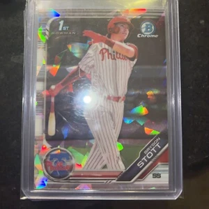 (1) One 2019 Bowman Chrome Sapphire RC BRYSON STOTT Phillies (qty available) - Picture 1 of 2