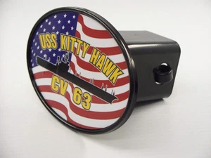 USS KITTY HAWK CV 63 Hitch Cover Military USN U S Navy - Picture 1 of 4