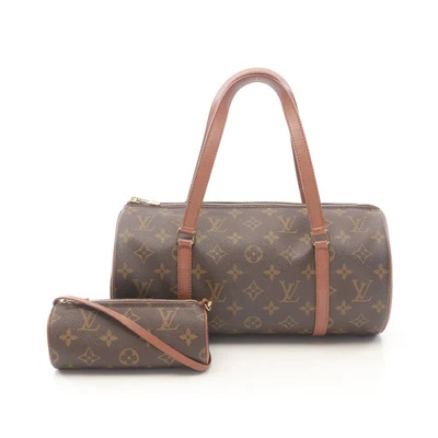 Bolso de Mano Louis Vuitton Papillon 30 Monograma PVC Cuero Marrón con Bolsa #RC3174 Foto 1 de 4