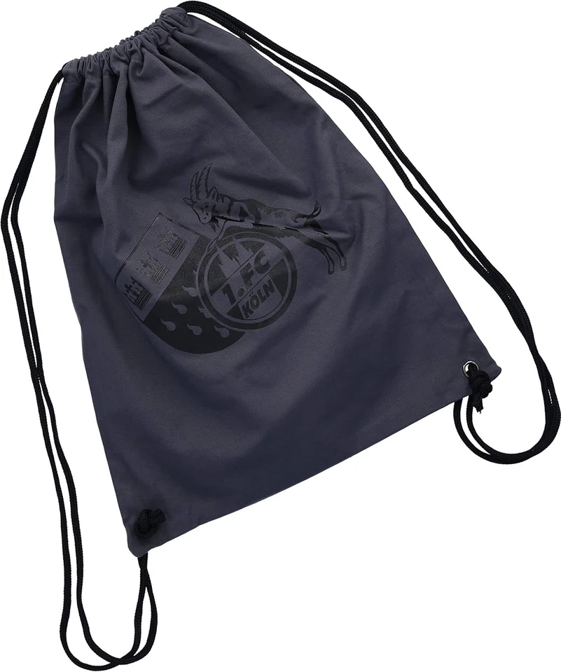 1. FC Köln Turnbeutel anthra Logo / Wappen - Bild 1 von 1