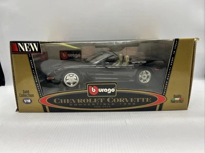 Chevrolet Corvette 1998 Bburago Gold Edition convertible negro jm 3326 1/18 Foto 1 de 4