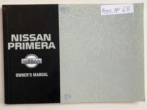 Nissan Primera Car Owners Manual Handbook September 1993 #OM3E-0P10E1E - Picture 1 of 4
