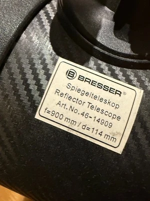 Bresser Spiegelteleskop Galaxia EQ-Sky 114/900 mit Stativ und Zubehör - Bild 1 von 4