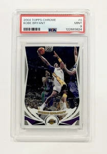 2004 Topps Chrome #8 Kobe Bryant PSA 9 Mint Los Angeles Lakers HOF - Picture 1 of 1