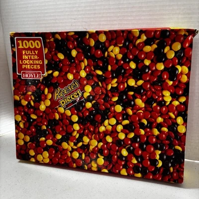 Rare 1996 Vintage Reese‘S Pieces Puzzle NEW 1000 Pieces HARD PUZZLE Made In USA - Image 1 of 4