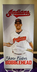 CLEVELAND GUARDIANS INDIANS SHANE BIEBER BOBBLEHEAD 2020 NIB MIB - Picture 1 of 3