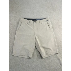 Volcom Mens Surf Turf 4 Way Stretch Khaki Shorts Size 32 - Picture 1 of 7
