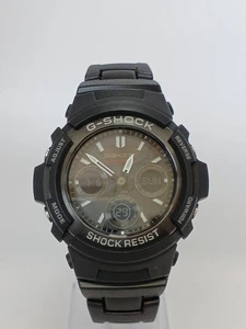 Casio G-Shock AWG-100M Series Men's Watch 51mm Resin Strap Black Used - Picture 1 of 16
