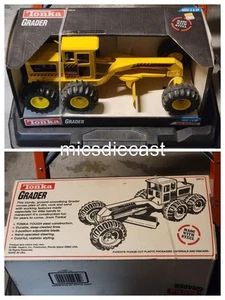 VINTAGE GRADER AUTENTICO HASBRO ACCIAIO SET TONKA MADE IN USA NUOVO - Foto 1 di 3