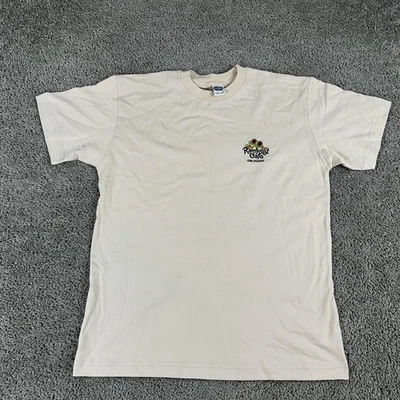 Camisa De Colección Rainforest Café Para Hombres Mediana Beige Orlando Bordada Rana Logo Algodón Foto 1 de 4