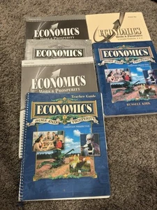 Abeka, Economics Work and Prosperity, SECOND EDITION, Teacher/Student SET USED - Picture 1 of 1