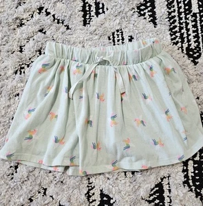 Cat & Jack Girls Mint Green Rainbow Pegasus Skort with Shorts Skort Size Small - Picture 1 of 5