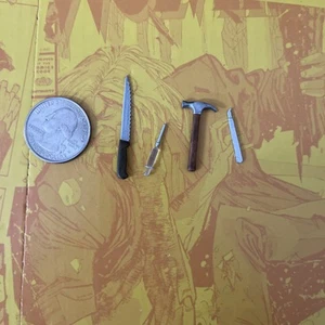 Mezco one 12 michael myers halloween 2 Fodder Knife Hammer Syringe Only - Picture 1 of 5