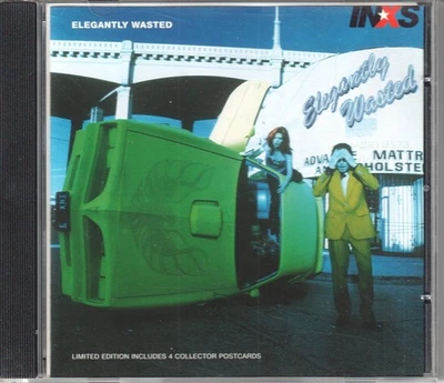 Inxs Elegantly Wasted CD UK Mercury 1997 Radio Edit Mit 4 Sammlerpostkarten - Bild 1 von 2