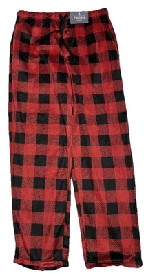 Pantalones para dormir Stafford polar para hombre grandes rojos a cuadros búfalo ajuste regular nuevos con etiquetas Foto 1 de 4