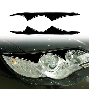 Piano Black Headlight Eyelid Eyebrow Cover For Subaru Legacy Outback 2006-2008 - Bild 1 von 5