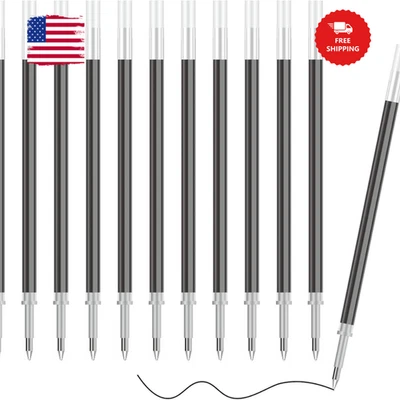 SUIN OFFICE 12 Pcs 0.7Mm SUIN Gel Ink Pen Refills, Black