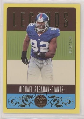 2023 Panini Legacy Legends Yellow /150 Michael Strahan #133 HOF - Image 1 of 2