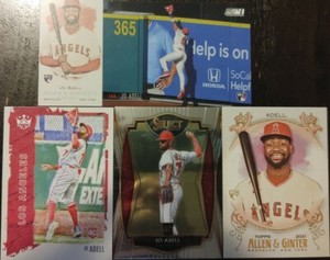 Angels 40 baseball card lot w/ 5 Jo Adell Rookie Cards Allen Ginter Mini Insert
