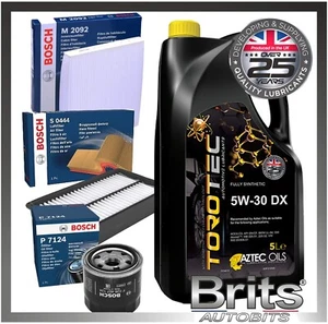 Service Kit for Mazda CX-7 2.2 (2007-2013) - Bosch Cabin Oil Air Filters & Oil - Picture 1 of 5