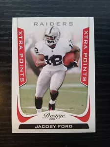 Jacoby Ford 2011 PANINI PRESTIGE XTRA POINTS ROSSO #d/100 RAIDERS spedizione gratuita!! - Foto 1 di 2