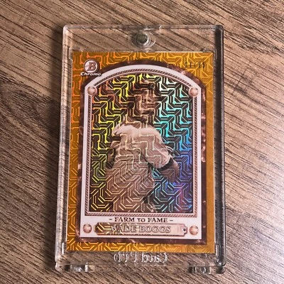 Wade Boggs 2021 Bowman Chrome Farm To Fame # 21/25 Foto 1 de 3