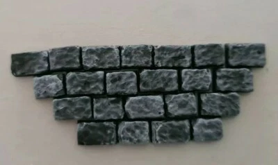 320 1:35th Scale Miniature Dolls House War Gaming Model Railway Cobblestones - Image 1 of 4