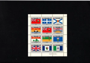 STAMPS CANADA 1979 CANADA FLAG DAY SHEET OF 12 STAMPS MINT MNH - Picture 1 of 2