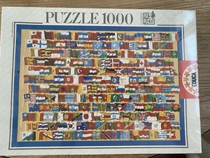 Flaggen der Welt 1000 Teile Puzzle Educa Neu und versiegelt - Bild 1 von 11