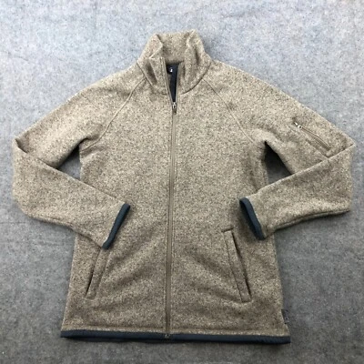 Chaqueta deportiva Eastern Mountain para mujer grande marrón polar cremallera completa senderismo Foto 1 de 4