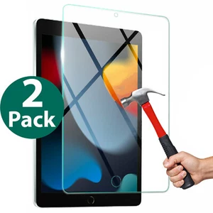 x2 Tempered Glass Screen Protector Guard for Apple iPad 10.2'' 9th Gen 2021 2022 - Picture 1 of 7