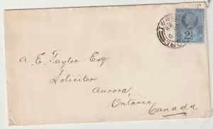 1889 BOWMORE =441= & IONA STEAMER =163= BACKSTAMP DOPPIO ANELLO NUMERI PER CANADA - Foto 1 di 2
