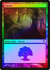 Forest (243) FOIL Avacyn Restored HEAVILY PLD Basic Land MAGIC MTG CARD ABUGames