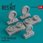 Reskit Rs48-0124 Scale 1:48 T-2C Buckeye Wheels Set For Plastic Scale Model Kit