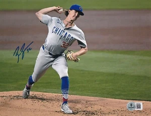 BEN BROWN signed (CHICAGO CUBS) baseball 8X10 photo BECKETT BAS BR00287 - Picture 1 of 1