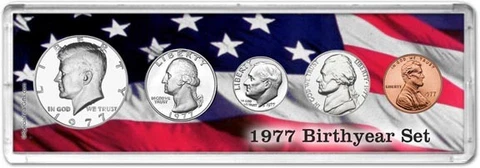 Birth Year Coin Gift Set, 1977 Cover