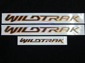 Set Orange Side Rear Sticker Decal For Ford Ranger Wildtrak 4x2 4x4 2021 2022 23 - Bild 1 von 6