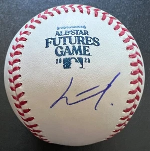 Junior Caminero Autographed Signed TAMPA BAY RAYS 2023 Futures Baseball Beckett - Picture 1 of 2