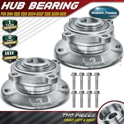 2x Front Wheel Hub Bearing Assembly for BMW 525i E60 528i 535i 545i 650i 645Ci - Image 1 of 4