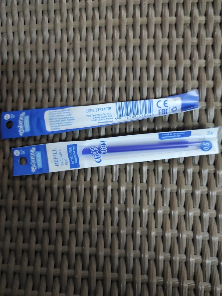 COLORINO Ersatzmine für radierbare McNeill Stifte blau 0,5 Coloring School